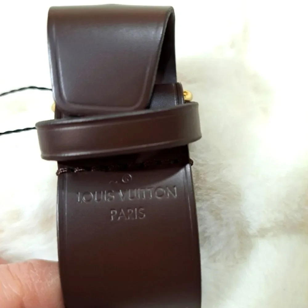Louis Vuitton Poignant Bag Accessorie Luggage Tag PRISTINE Authentic